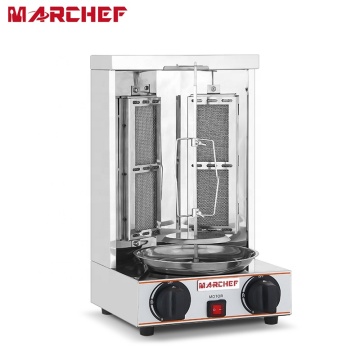 Hot Sale Tabletop Gas LPG Kebab Grill - Meat Cooker & Shawarmer for Sale