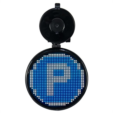 Smart WiFi Digital Programmable Mood Emoticon Sign for Cars