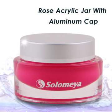 15ml 30ml 50ml Acrylic Double Wall Jar Oval 