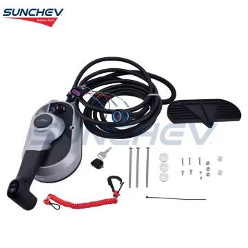 SUNCHEV Remote Control Assy 8M0138640 8M0176287 For Mercury Outboard 15hp