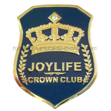 Crown Badge of Gold Plated (GZHY-BADGE-014)