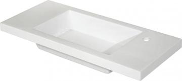 The Shallow White Resin Basin