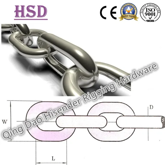 Stainless Steel 304, 316 Material Link Chain