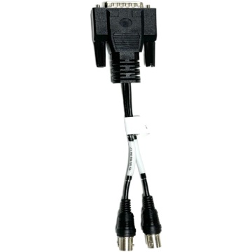 Niestandardowy kabel sygnałowy D-sub 15P męski na podwójny żeński BNC