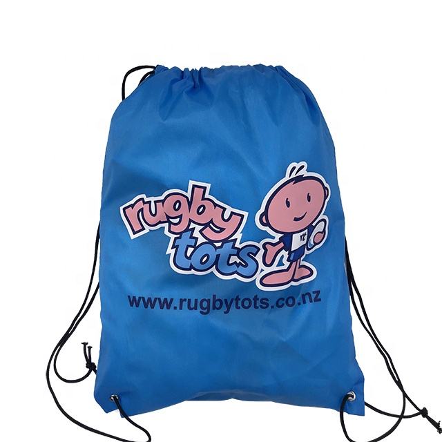 Waterproof Nylon 210d Polyester Drawstring Bag