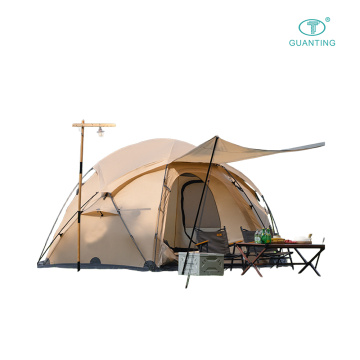 Tienda plegable ligera de fibra de carbono para aventuras al aire libre