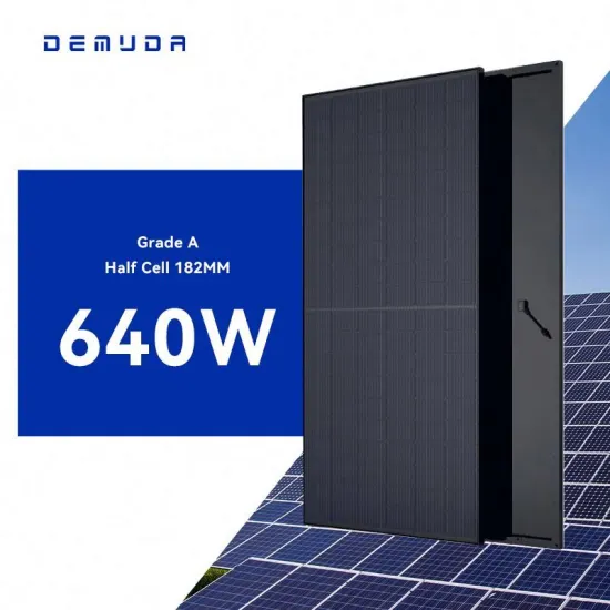 Waterproof Roofing Half Cut Cell PV Modules 635w-660w Monocrystalline All Full Black Mono Solar Panels
