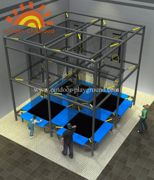 Design Aeroball Trampoline Playground For Kids
