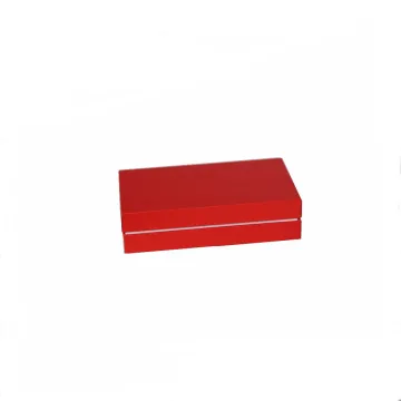 Kraft Red Printed Gift Box With Liner Package