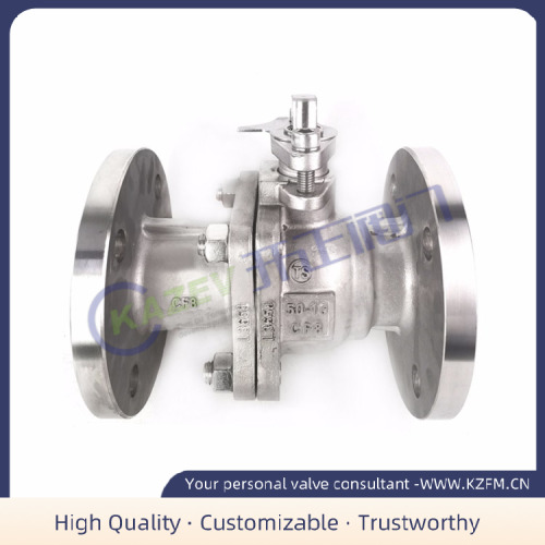 High Platform Valve Two-piece flange ball valve Manufactory