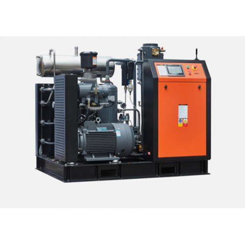 Screw piston booster compressors