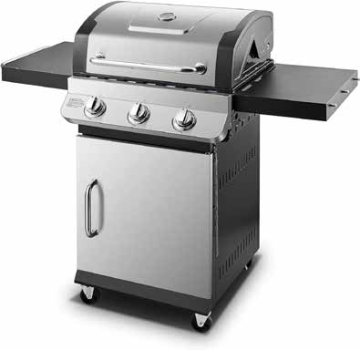 Stainless steel propane grill for furnace head stoves