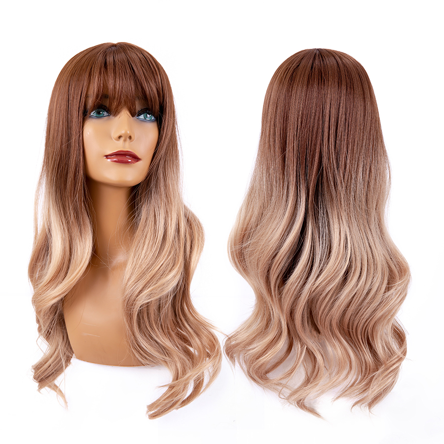 Long Wavy Ombre Wig 15