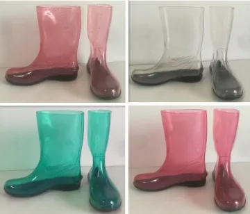 Hot sell women rain boots,Fashion Transparent ladies boots,VogueTransparent Lady boots,New Style Female rain boots