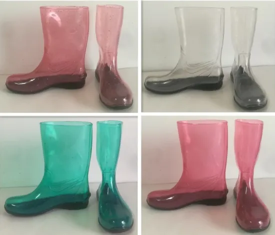 Fashion transparent lady rain boots, New style ladies boots,Vogue rain boot,Transparent women boots,Female rain boots