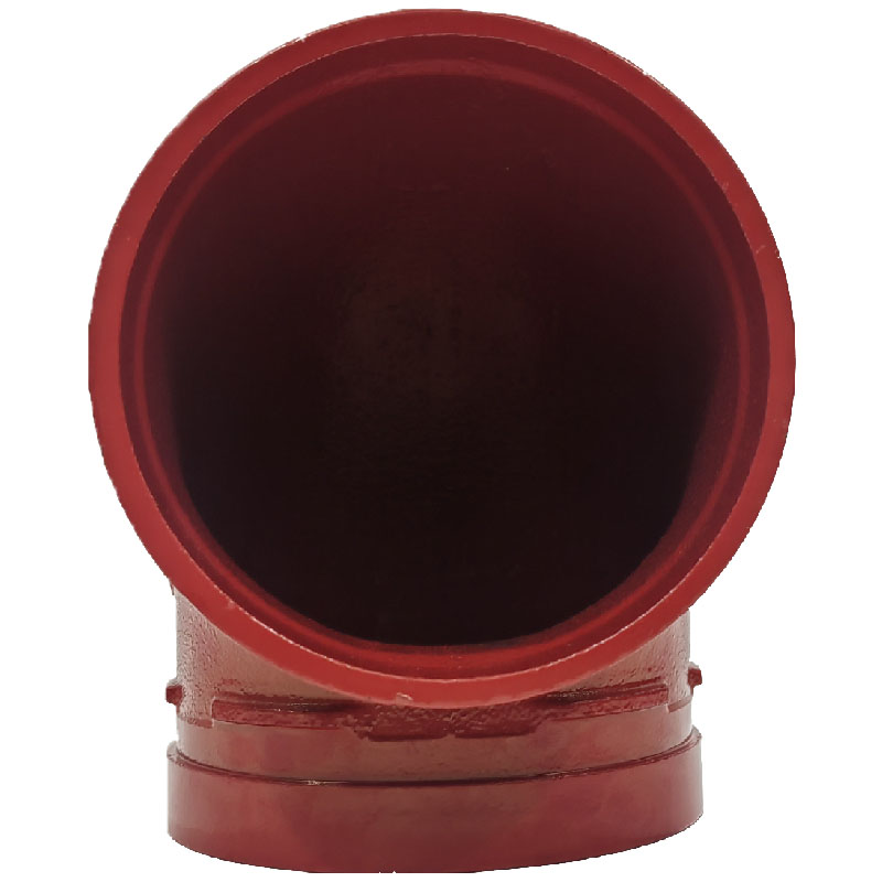 Grooved elbow