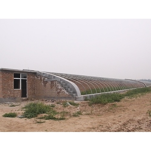 Wall Type Solar Warm Greenhouse