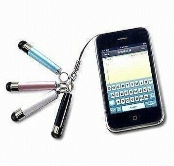Durable Blue Mini Capacitive Touchscreen Pen For Ipod , Iphone , Tablets