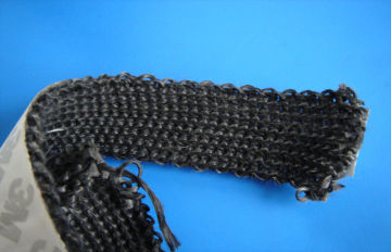 Glass Fiber Knitting Oven Door Gasket Tape , 1.5mm - 3.0mm Thickness