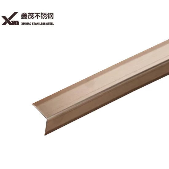 Modern L shaped tile trimcolor 316 stainless steel for kitchen