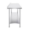 Commercial Stainless Steel Table With Backsplash