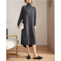 Abito maglione invernale oversize da donna