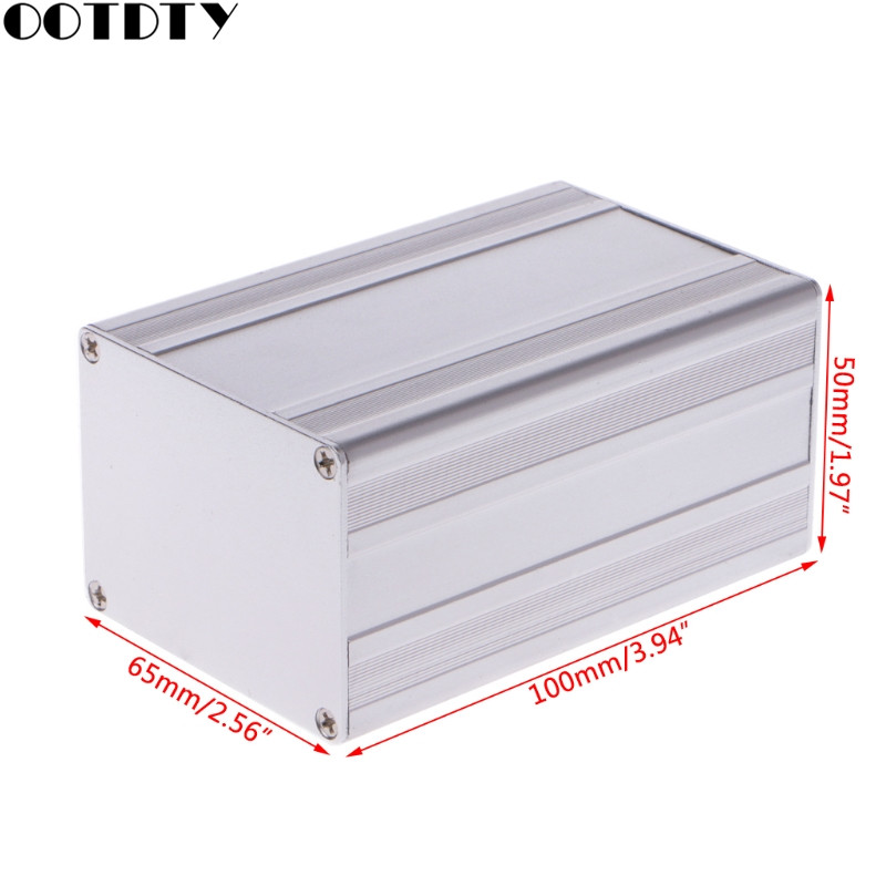 00x65x50mm DIY Aluminum Enclosure Case Electronic Project PCB Instrument Box