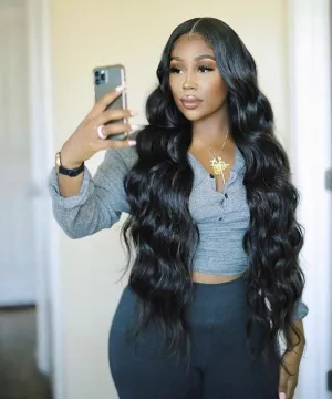 Wholesale Cheap Transparent Lace Frontal Closure Wig Body Wave Raw Indian Virgin Human Hair Full Hd Glueless Lace Front Wig