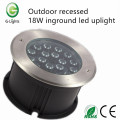 Outdoor recessed 18W inground led uplight