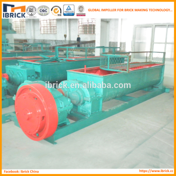 Double shaft paddle mixer of clay brick mixing machine
