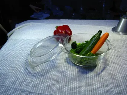 high borosilicate glass casserole