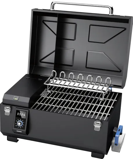 8-in-1 Outdoor BBQ Grills: A Versatile Iron Powder Coated Wood Pellet Grill