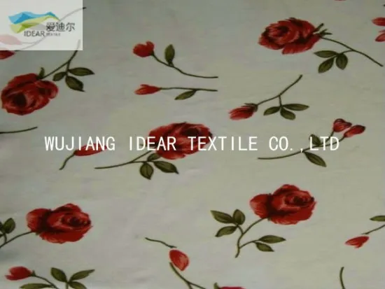 105D*300D Printed Warp Suede Fabric