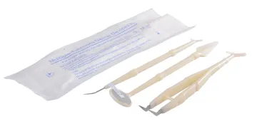 Disposable Dental Kit 3in1 Dental Tweezer Probe Mirror