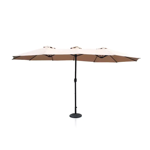 Heavy Duty Big Double Garden Sun Beach Parasol
