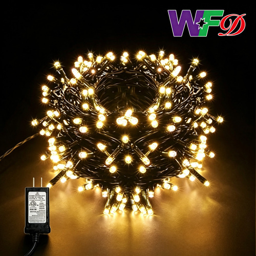 אור מחרוזת חוץ 200LED לבן חם