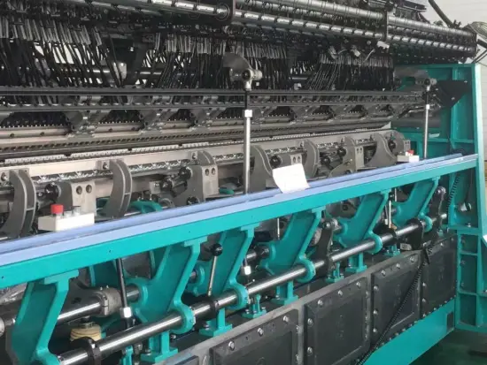 Mesh fishing net warp knitting machine