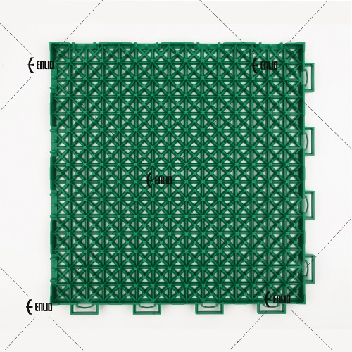 Outdoor interlocking portable polypropylene basketball court