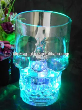 LED plastic skull cup
