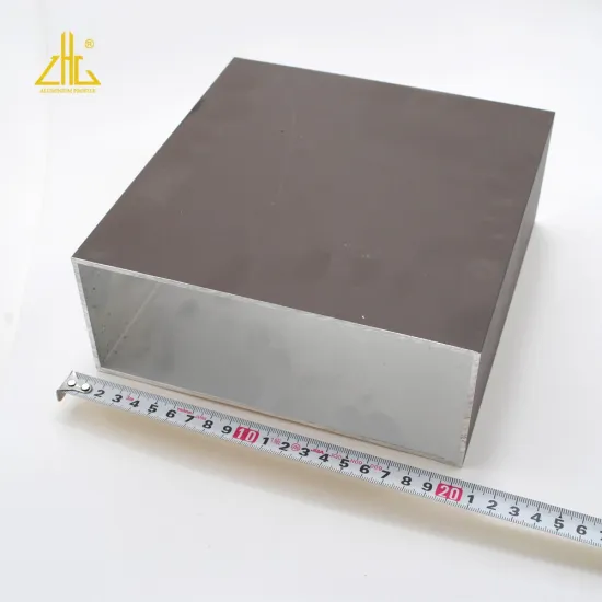 Custom Rectangular Aluminium Tube & Square Tube Sizes 200x250 300x300 180x180 400x100 250x250 - Powder Coated