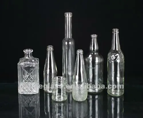 custom made common fint glass bottle glass packaging bottles china wholesale