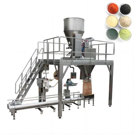 Automatic High-Speed Weigh Filler Packaging Machine for Semi-Dry Powder Mortar and Cement