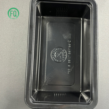Duże przemysłowe plastikowe płyty z plastikowymi tacami - Premium Black Food Packing