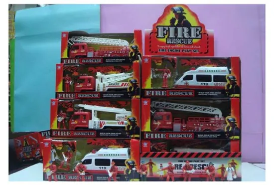 12 PCS FRICTION FIRE ENGINE SET