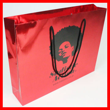 cheap paper bags supplier-metallic colored paper bags