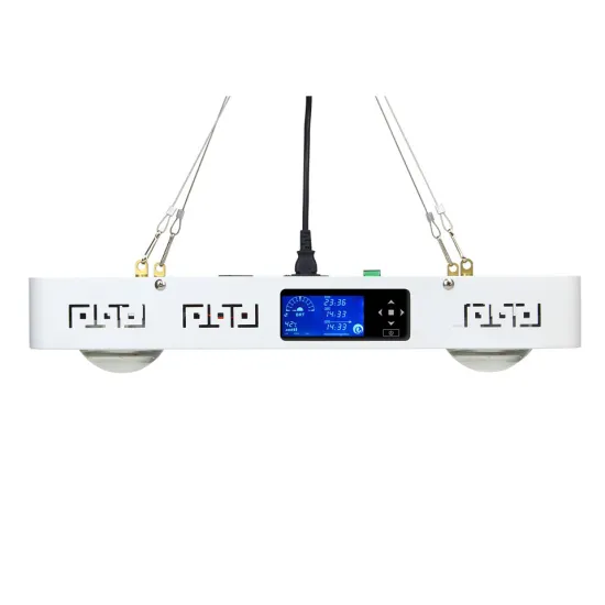 Full Spectrum 200 Watt LED Grow Lights for Plant Growth Lighting with digital display screen