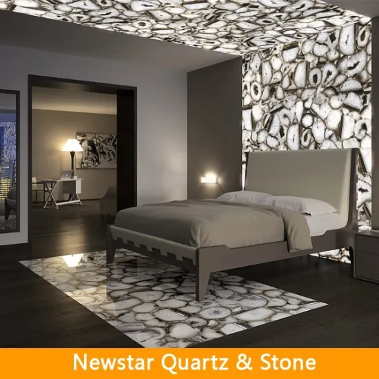 Semi Precious Backlit Agate Brazilian Agate Slab