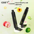 IGET Legend 4000puff vape caneta por atacado