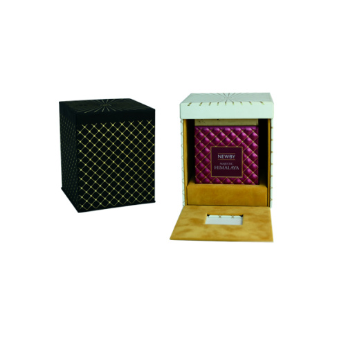 Soft touch full gold foil cosmetic paper boxes