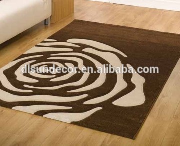 modern design shaggy area rug